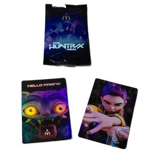 McDonald's 2026 K-pop Demon Hunters RUMI Card w/Derpy Tiger CODE UNUSED